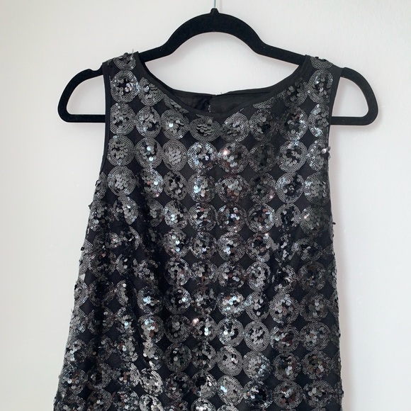 Milly of New York Tops - An Original Milly Of New York Sequin Shell Top Gunme Black Size 4